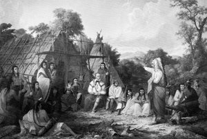 印度理事会，c1847年。 作者 塞斯·伊士曼上尉