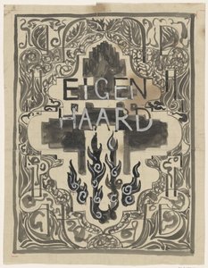 艾根·哈德 (Eigen Haard) 的封面设计 作者 Carel Adolph 狮子纪念章