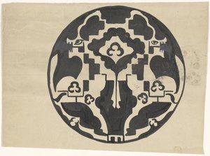 设计带有两个动物造型的标志 作者 Carel Adolph 狮子纪念章