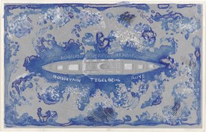 为皇家帕克特船运公司设计小品 作者 Carel Adolph 狮子纪念章