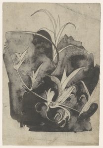 带幼芽的枝条 作者 Carel Adolph 狮子纪念章