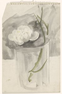 玻璃杯里的白花 作者 Carel Adolph 狮子纪念章