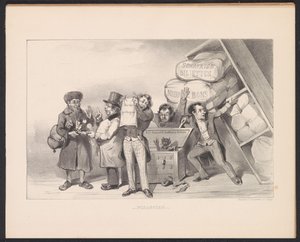 法国无望的财政状况，1848 年
金融（物品上的标题） 作者 P. Blommers (Steendrukkerij van)