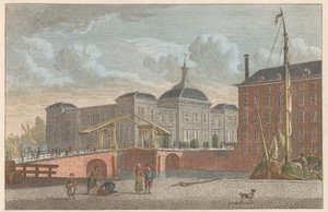 鹿特丹证券交易所，约 1790 年
Beurs te Rotterdam / La Bourse à Rotterdam（物品上的标题） 作者 卡雷尔·弗雷德里克·本多普 (I)