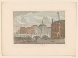 鹿特丹证券交易所景观 鹿特丹博览会 / La Bourse à Rotterdam（物品上的标题） 作者 卡雷尔·弗雷德里克·本多普 (I)