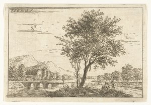 丘陵景观与河畔城堡
风景（系列名称） 作者 卡雷尔·弗雷德里克·本多普 (I)