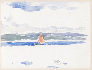 乘船看海景（？） 作者 卡雷尔·尼古拉斯·暴风范的格雷夫桑德