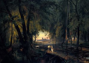 斯潘道附近的森林小路，1835年