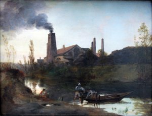 德语："Walzwerk Neustadt-Eberswalde "或 "Eberswalde 附近的轧钢厂" Neustadt-Eberswalde 轧钢厂 作者 卡尔布莱臣