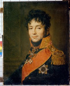Portrait du comte Evgraf Fedotovich Komarovsky (1769-1843) - Peinture de Carl Christian Vogel von Vogelstein (1788-1868), huile sur toile, 67x52 cm - Portrait of Count Evgraf Fedotovich Komarovsky, Oil on canvas by Carl Christian Vogel von Vogelstein - Sta