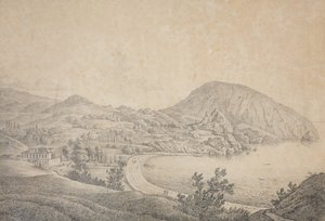 阿曼德·伊曼纽尔·杜·普莱西斯（Armand Emmanuel du Plessis）庄园景观，古尔瑟夫（Gursuf）的杜克·德·黎塞留（duc de Richelieu），1810年代 作者 卡尔·费迪南德·冯·库格根