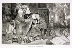 19世纪的长子之死（在纸上雕刻） 作者 卡尔·弗里德里希·海因里希·维尔纳