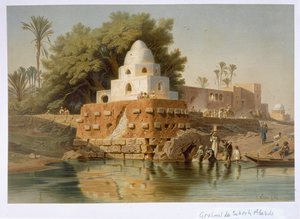 1871年在中埃及Minya的Sheikh Ababda墓 作者 卡尔·弗里德里希·海因里希·维尔纳