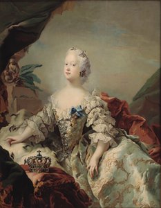 大不列颠的路易丝1724-1751年，丹麦女王，1747年。