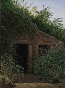 矿井长满，ca。 1824年。 作者 卡尔·古斯塔夫·卡鲁斯