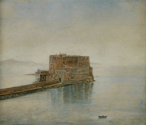那不勒斯的奥沃城堡 作者 Carl Gustav Carus