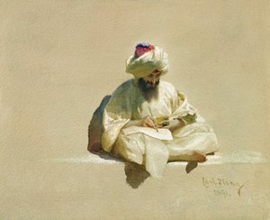 信件作者，1891年