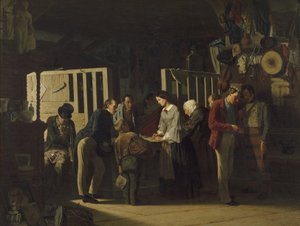 典当行II，1859年 作者 卡尔·亨德里克·安克
