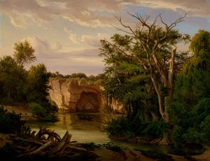 希尔乡村景观，1862年 作者 卡尔·赫尔曼·弗雷德里克·龙格维兹
