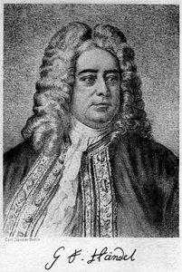 乔治·弗里德里希·汉德尔（George Frideric Handel）1685-1759年出生于德国，是英国作曲家，二十世纪。 作者 卡尔·詹德