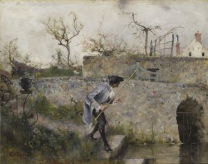 咬一口，1885年 作者 卡尔·拉森