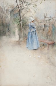 1884年秋，（纸上写着） 作者 卡尔·拉森