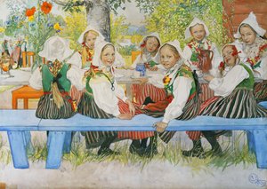 1909年克尔斯蒂（Kersti）诞辰 作者 卡尔·拉森