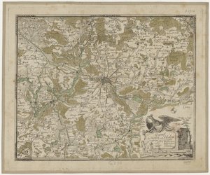 柏林和波茨坦附近地区（col.） - Oesfeld 1778 作者 卡尔·路德维希·冯·奥斯菲尔德