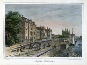 Biebrich宫，威斯巴登，德国，c1820