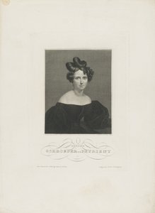 歌剧歌手威廉·施罗德-德夫赖恩特（WilhelmineSchröder-Devrient）1804-1860的肖像，c。 1840年。