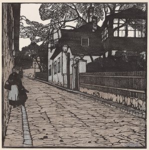 Therese Krones的房子。 1902年 作者 卡尔·摩尔