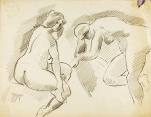女性裸体（二） 作者 卡尔·纽曼