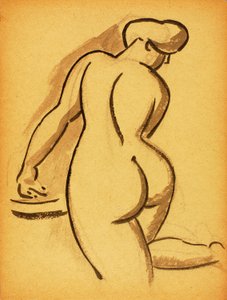 女性裸体 作者 卡尔·纽曼
