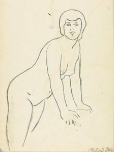 女性裸体 作者 卡尔·纽曼