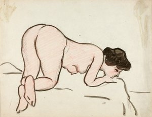 女性裸体 作者 卡尔·纽曼