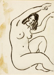 女性裸体 作者 卡尔·纽曼