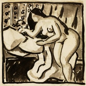 女性裸体 作者 卡尔·纽曼