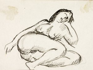 女性裸体 作者 卡尔·纽曼
