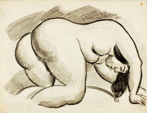 女性裸体 作者 卡尔·纽曼