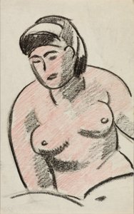 女性裸体躯干 作者 卡尔·纽曼