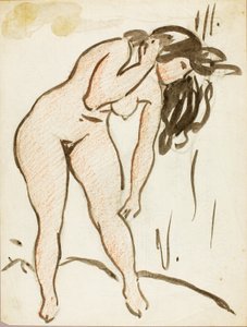 裸体站立 作者 卡尔·纽曼