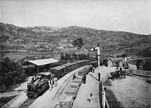 Ffestiniog铁路：Tan-Y-Bwlch站，c1896