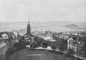 根西岛，圣彼得港和岛，c1896