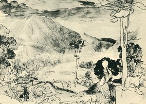 特伦托的景色，1815年，1943年。