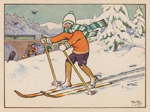 越野滑雪（彩色印刷版）