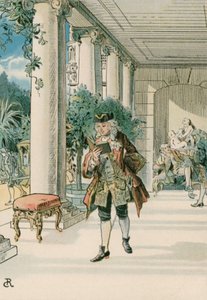 弗雷德里克大帝（1712-1786）在莱茵贝格 作者 卡尔空白
