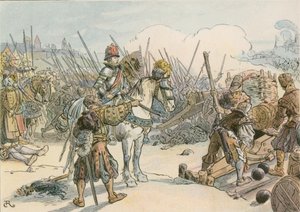 约阿希姆二世于1542年在土耳其战争中领先 作者 卡尔空白