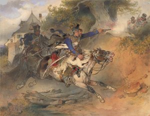 The Foraging Hussar，1840年