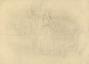 Am Fenster，19世纪中叶，c1924。 作者 卡尔·斯皮茨维格