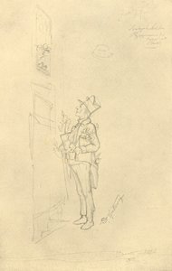 Der Gratulant，19世纪中叶，c1924。 作者 卡尔·斯皮茨维格